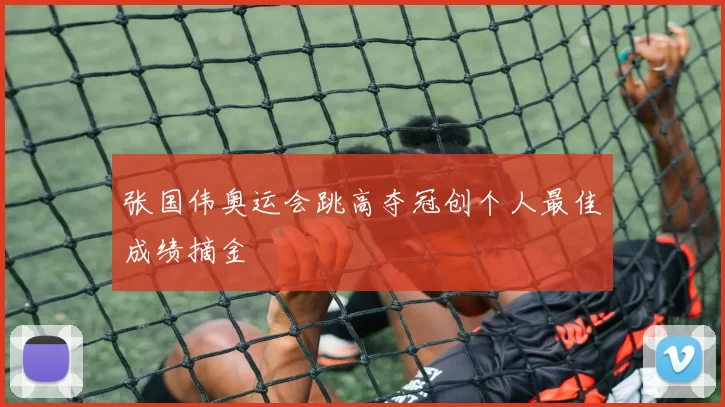 张国伟奥运会跳高夺冠创个人最佳成绩摘金